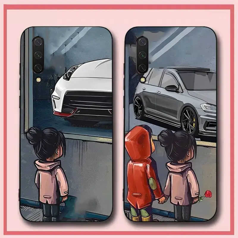 

Boy Girl See Cool Sports Car Drift Phone Case for Xiaomi mi 5 6 8 9 10 lite pro SE Mix 2s 3 F1 Max2 3