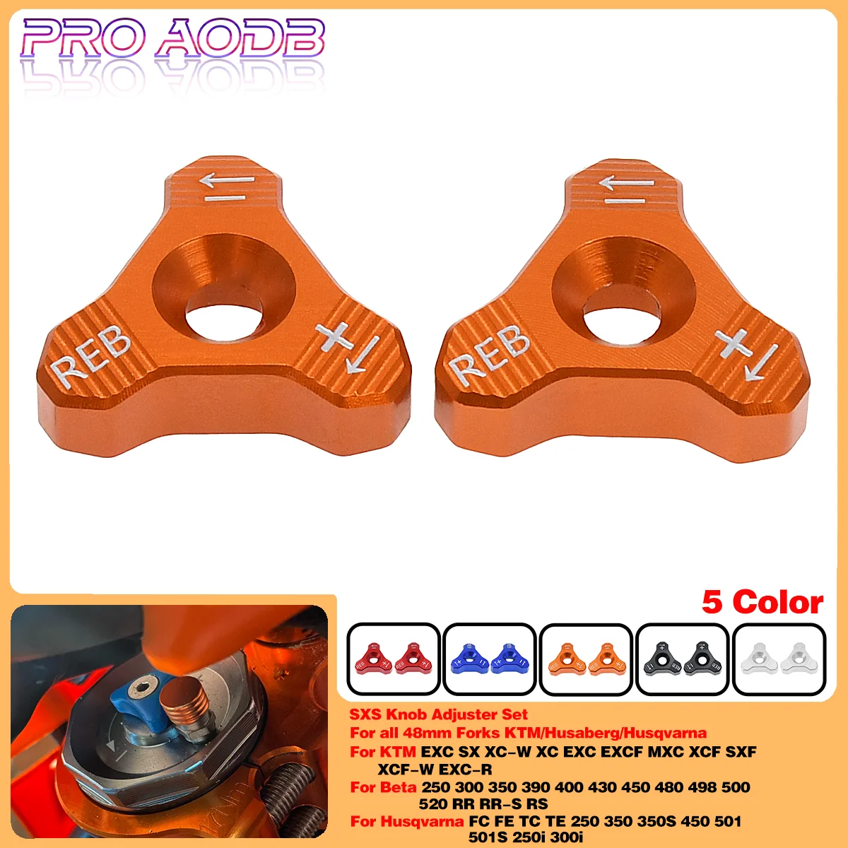 Регулятор передней ручки амортизатора вилки WP 48 мм для KTM SX EXC SXF XCW 125 150 200 250 300 350-530