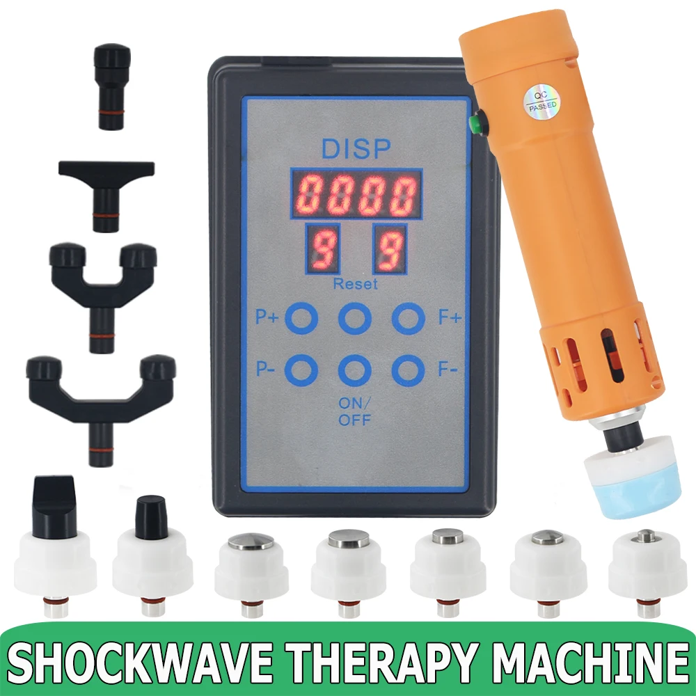 

Portable Shockwave Chiropractic Adjusting Tool 2 in 1 Massager ED Treatment Limbs Pain Relief Home Shock Wave Therapy Machine