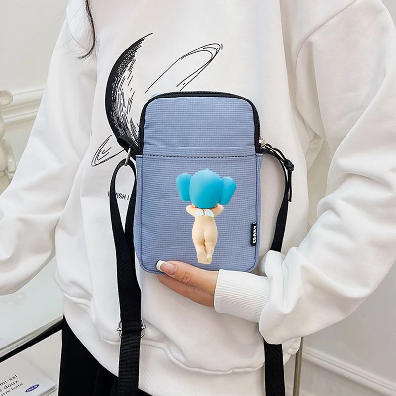 Sonny Angel Shoulder Bags Anime Printed Canvas Square Messenger Bag Fashion Women's Cellphone Pouch Diagonal Kids Xmas Gift