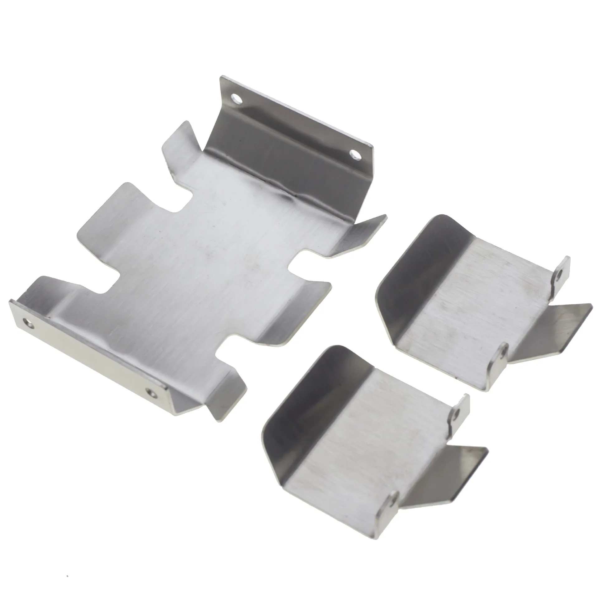

3pcs Stainless Steel Chassis Armor Axle Protector Skid Plate for MST CFX CMX RC Crawler Car Upgrade Parts