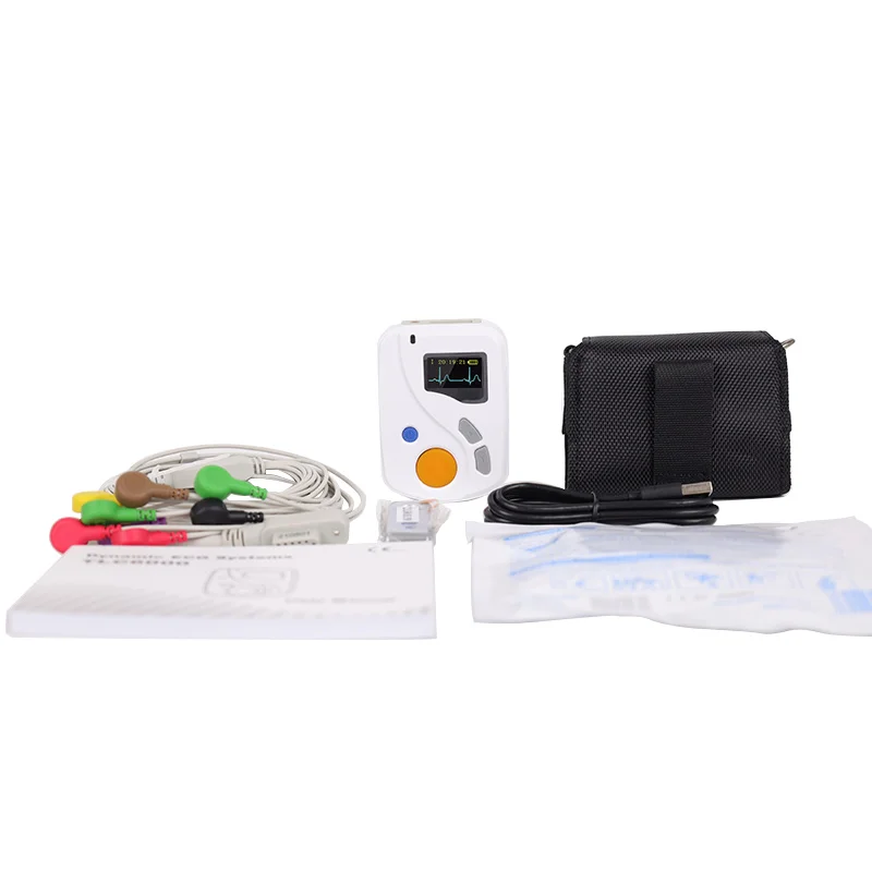 CONTEC TLC6000 12 выводов 24-часовой динамический монитор Holter ЭКГ-машина