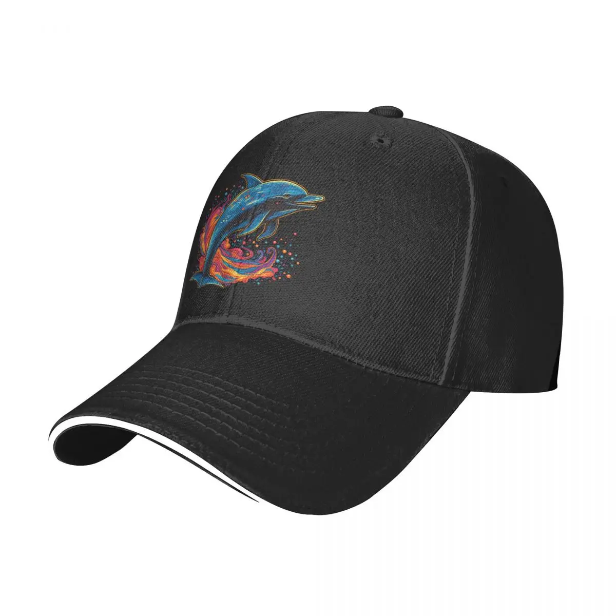 

Dolphin Baseball Cap Vintage Outdoor Dropshipping Trucker Hat Fitted Design Women Snapback Cap