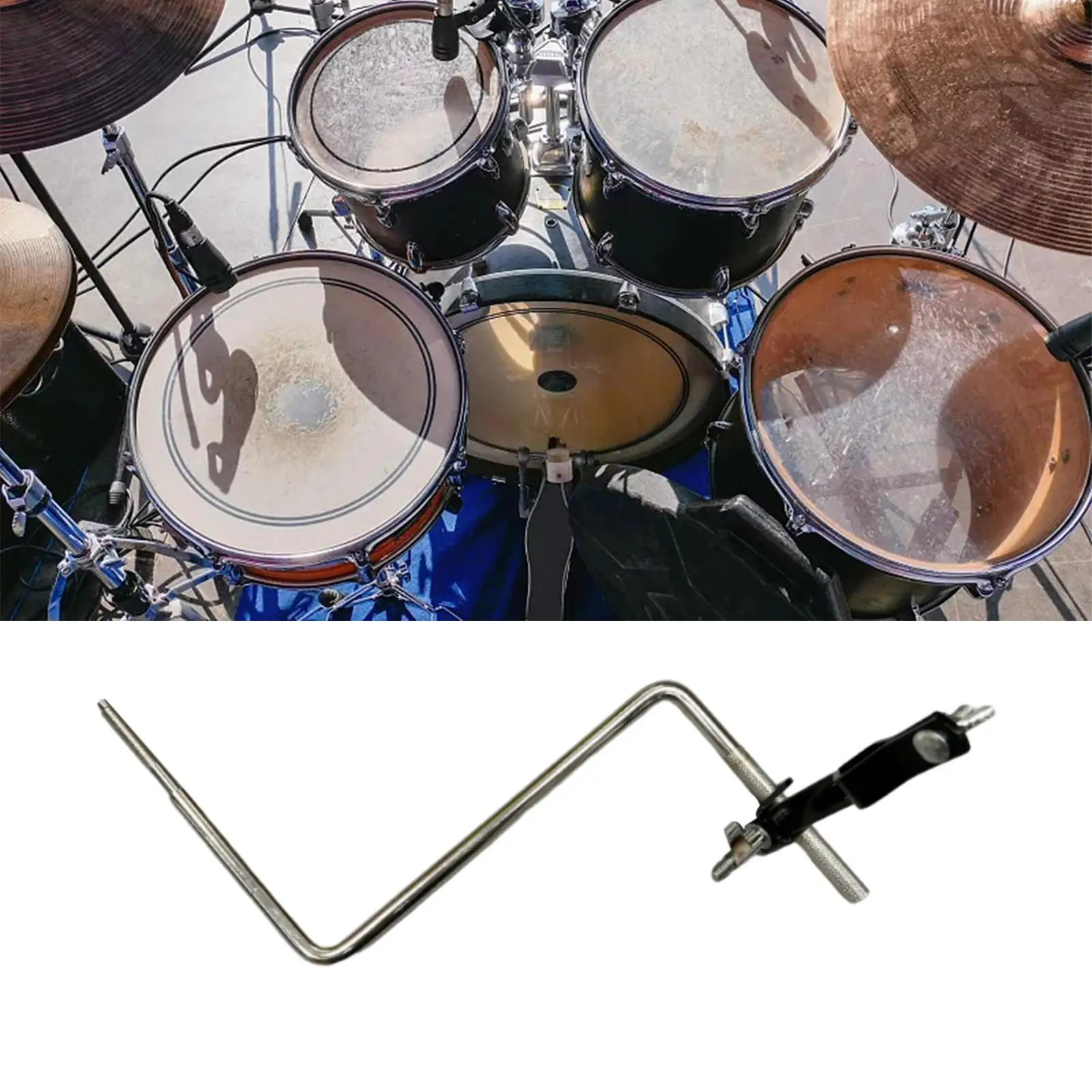 Зажим для барабана стойка расширения стальная Подставка тарелок Z-образный