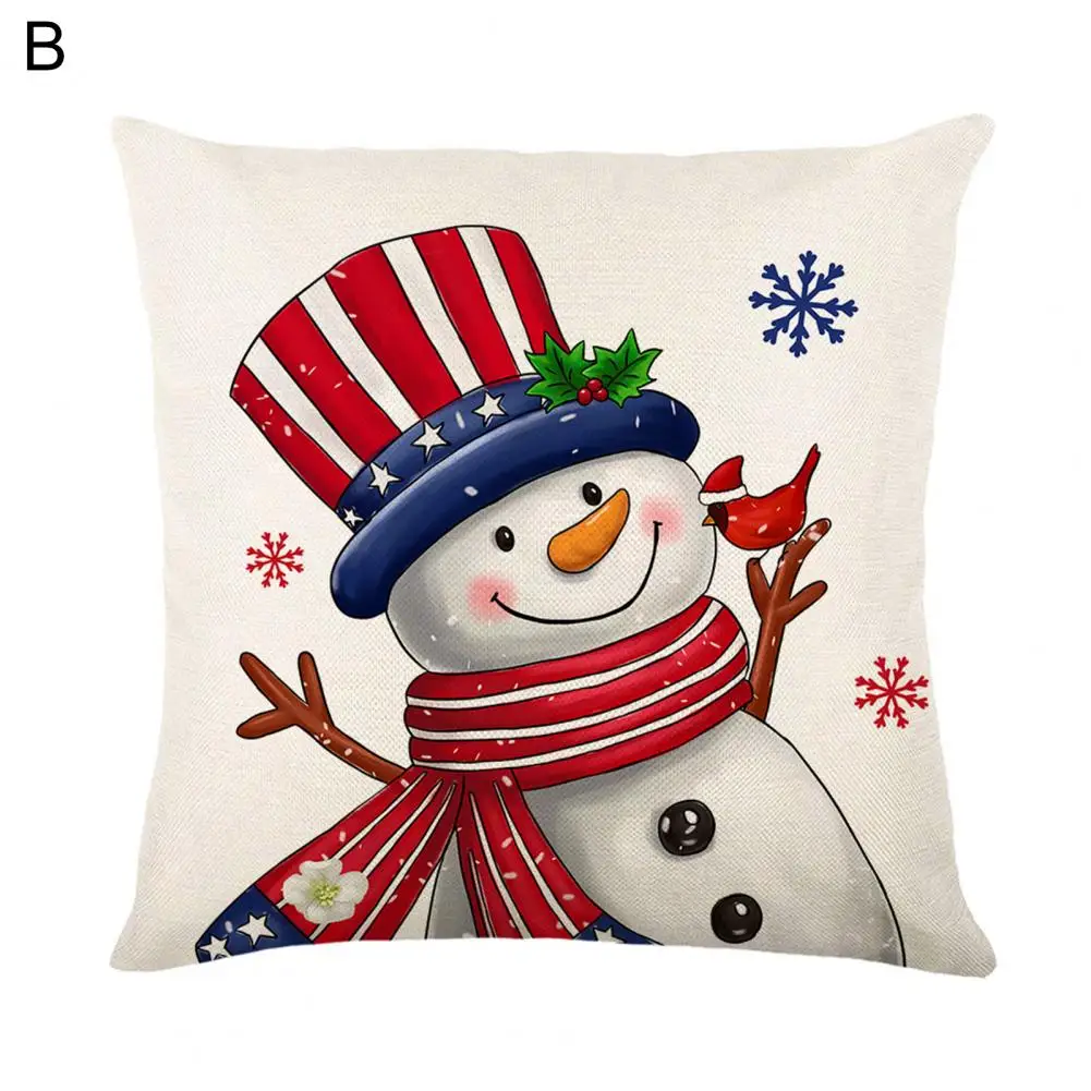 

Christmas Pillowcase Washable Throw Pillow Cover Christmas Gnomes Cushion Cover Home Decoration