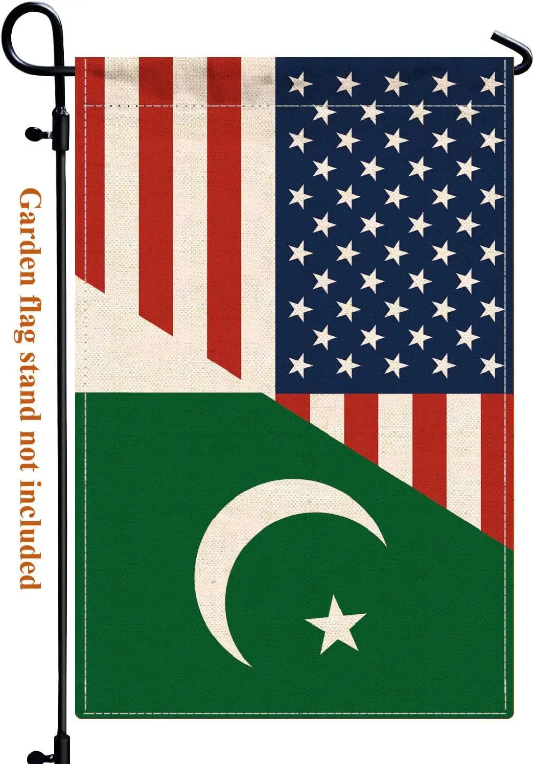 Пакистан США дружба Садовый флаг 12x18 в сверхпрочной пакистанской Америке
