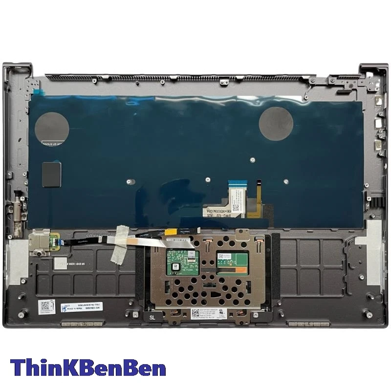 Английская клавиатура железная серая верхняя крышка для ноутбука Lenovo Ideapad YOGA C930 13