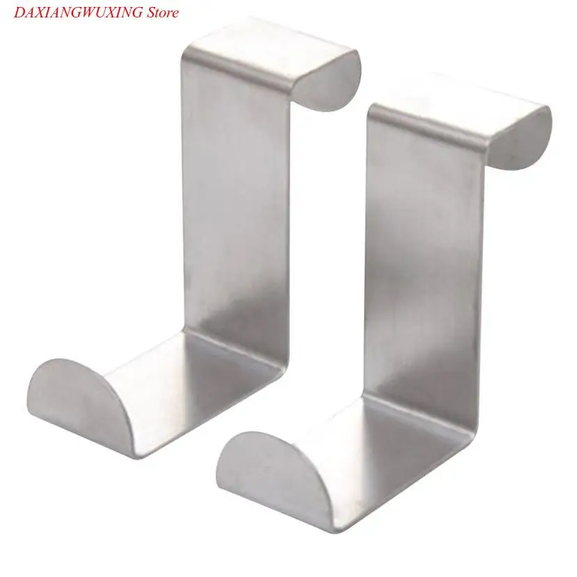 

2PC Door Hook Stainless Kitchen Cabinet Clothes Hanger environmental protection
