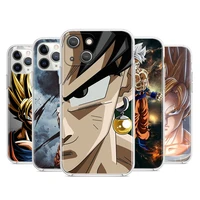 dragonball z saiyan transparent silicone cover for apple iphone 13 12 mini 11 pro xs max xr x 8 7 6 6s plus se phone case