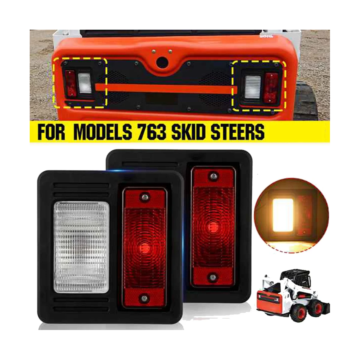 Задние фонари 6670284 для мини-погрузчика Bobcat 553 751 753 763 773 863 864 873 A220 A300 A770 S100 S130