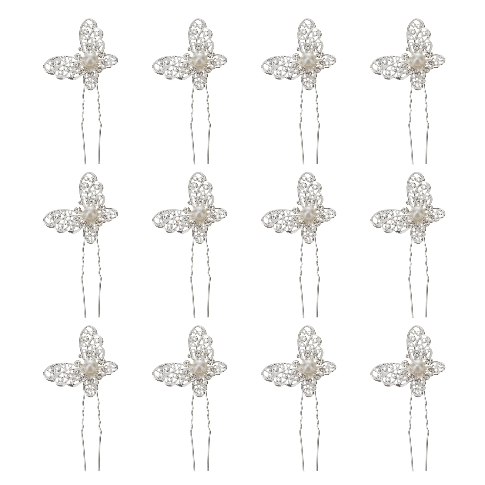 

Hairpins Clips Wedding Crystal Rhinestone Bridal Barrettes Accessoriespin Vintage Pieces Hairpins Clip Metal Fashion