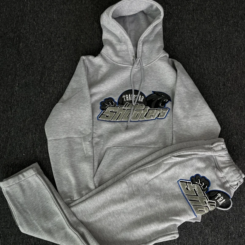 

Men's Hoodie Suit Trapstar Archer Hoody Tracksuit London Jogger Pants High Quality Embroidered Ladies Outerwear