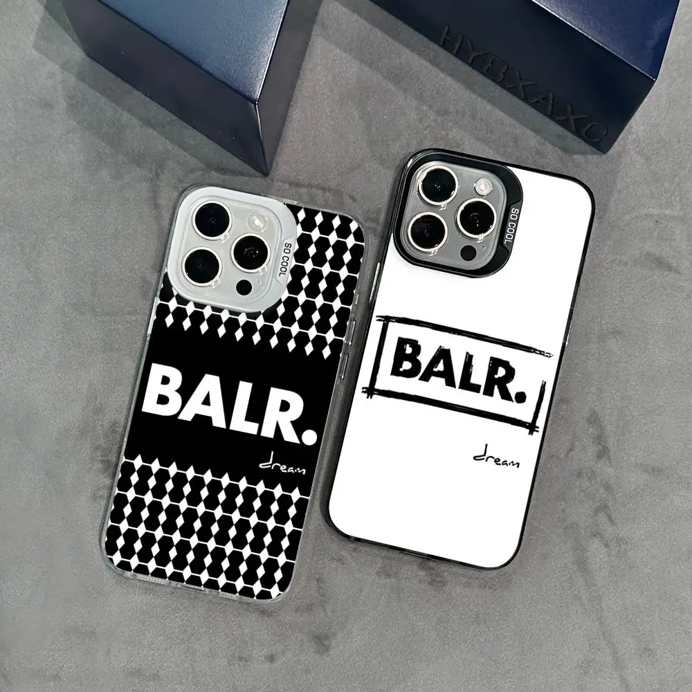 Роскошный дизайн B-Balr Чехол для телефона IMD ДЛЯ IPhone 16 15 14 13 Pro Plus ProMAX Подходит Samsung