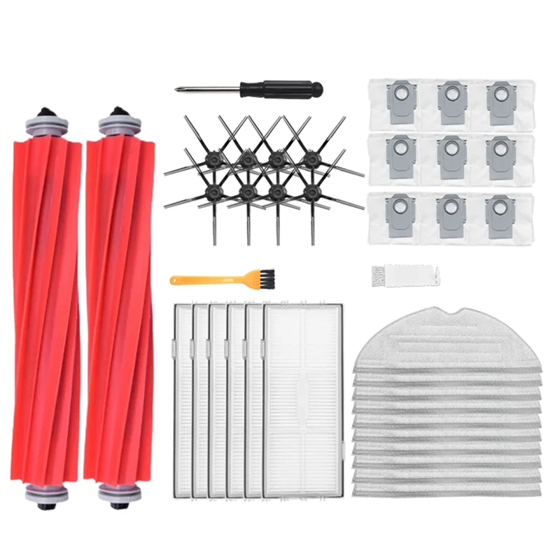 

Фильтр Hepa для Roborock S7 MaxV /Plus, пылесборник с основной боковой щеткой и шваброй, детали для робота-пылесоса Xiaomi G10S