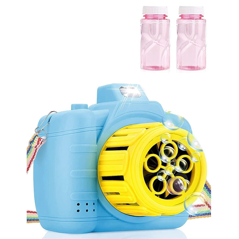 

Automatic Bubble Machine for Toddlers ,Portable Bubble Camera Toy Gift for Boys Girls Outdoor Indoor Games