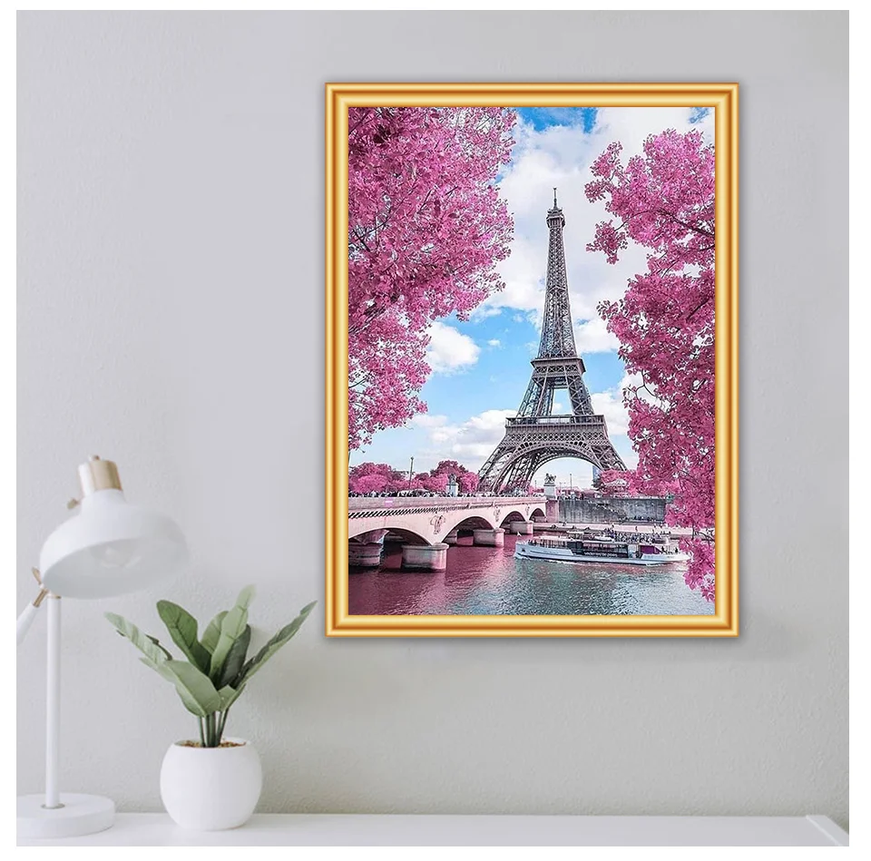 Набор для алмазной вышивки 5D сделай сам картина с пейзажем закатом морским