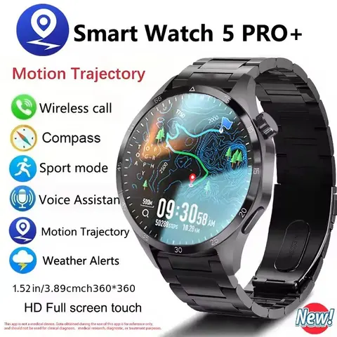 Мужские умные часы Watch 5 Pro GPS NFC