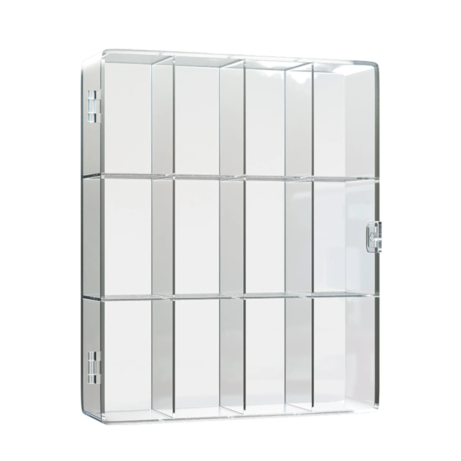 Living Room Transparent 12 Compartment For Desktop Storage Organizer Collection PS Plastic Figure Display Shelf Front Door Shop