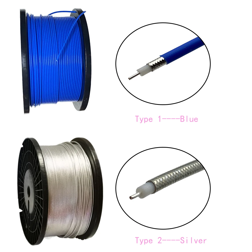 

RF RG402 0.141" Coaxial Cable Connector Semi Flexible RG-402 Coaxial 20inch~50M