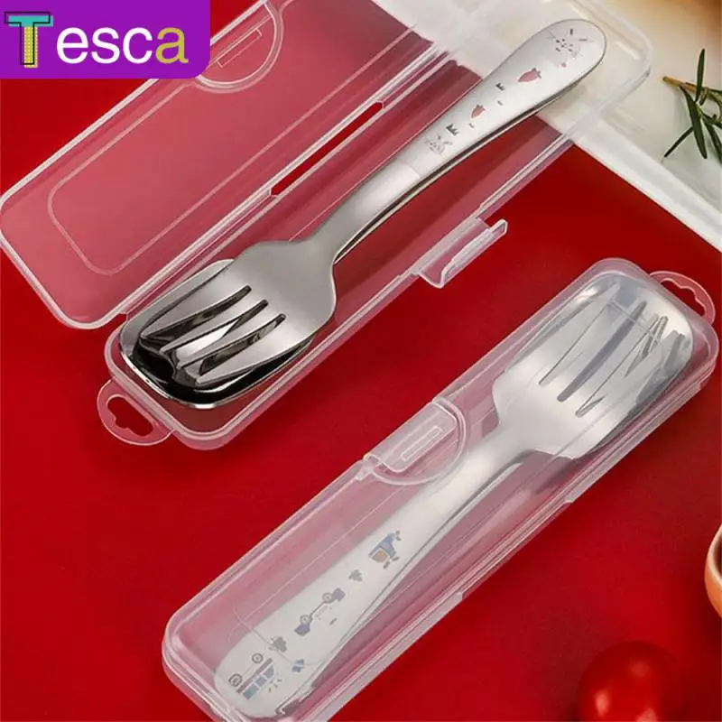 

Monster Car Children Tableware Cartoon Spoon Fork Cute Rabbit Flat Headed Spoon