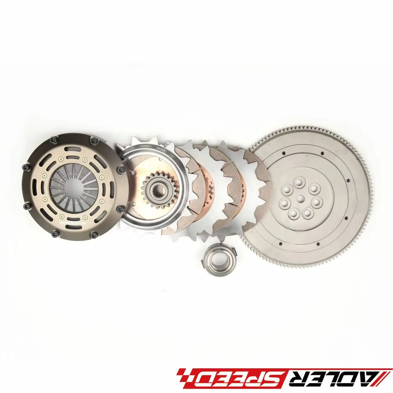 Фото Комплект тройного диска S+ ADLERSPEED Racing для Mitsubishi Lancer Evolution X 10 GSR, RS 4B11 Turbo; 5-скоростной стандарт 08–14 №2