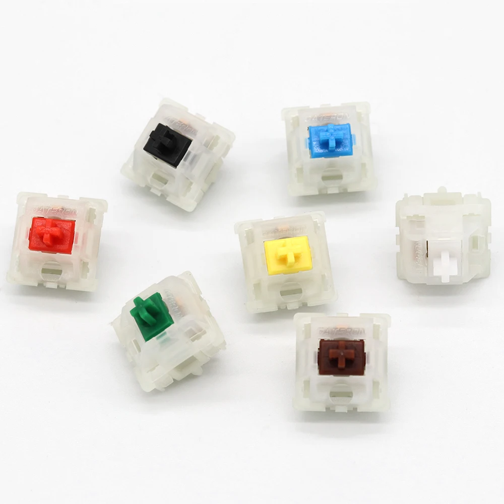 Gateron Mechanical Keyboard Switch 5Pin Blue White Red Black 35g 45g 55g 60g 80g RGB SMD Switches for Mx Switch Compatible