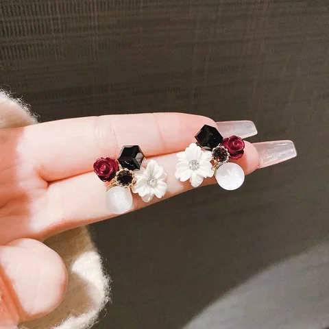 Серьги-гвоздики LATS разноцветные