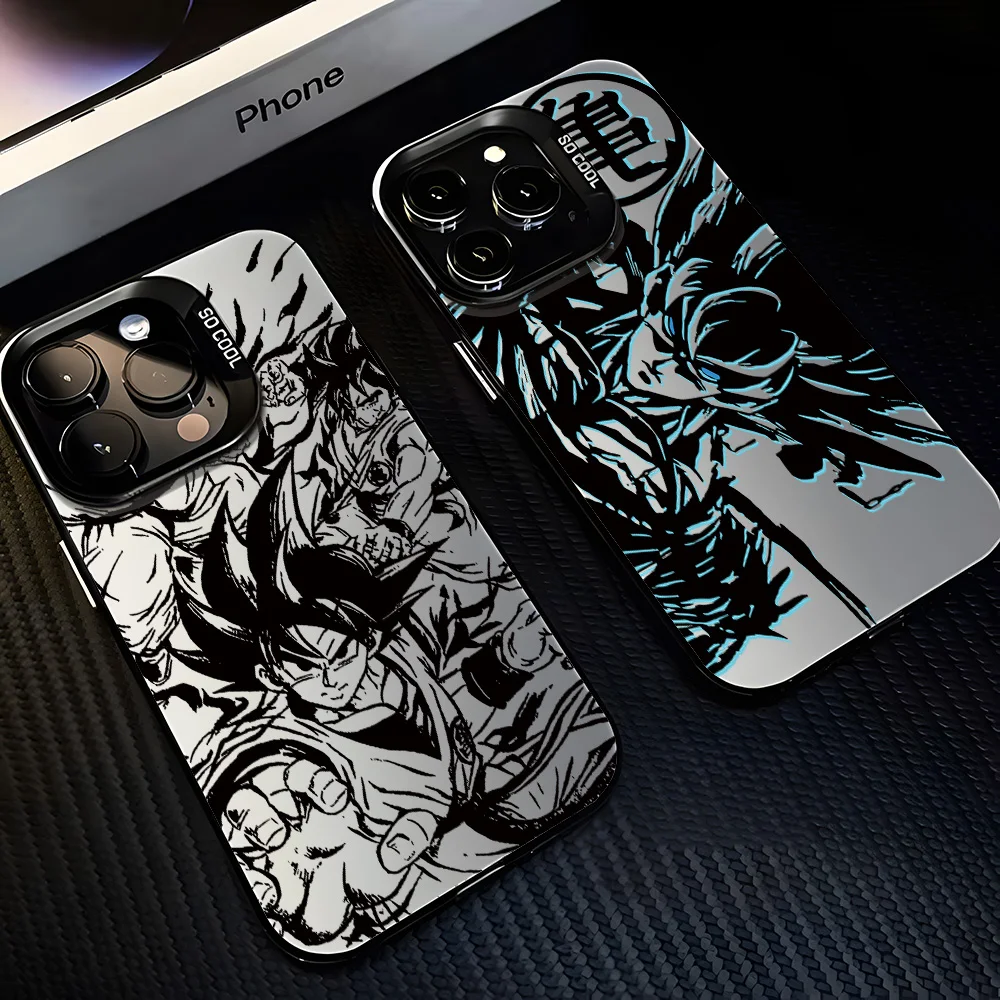 Чехол для телефона с изображением аниме D-Dragons Balls iPhone 16 15 14 13 12 11 mini Pro Max X XR XSMAX 8 7 Plus