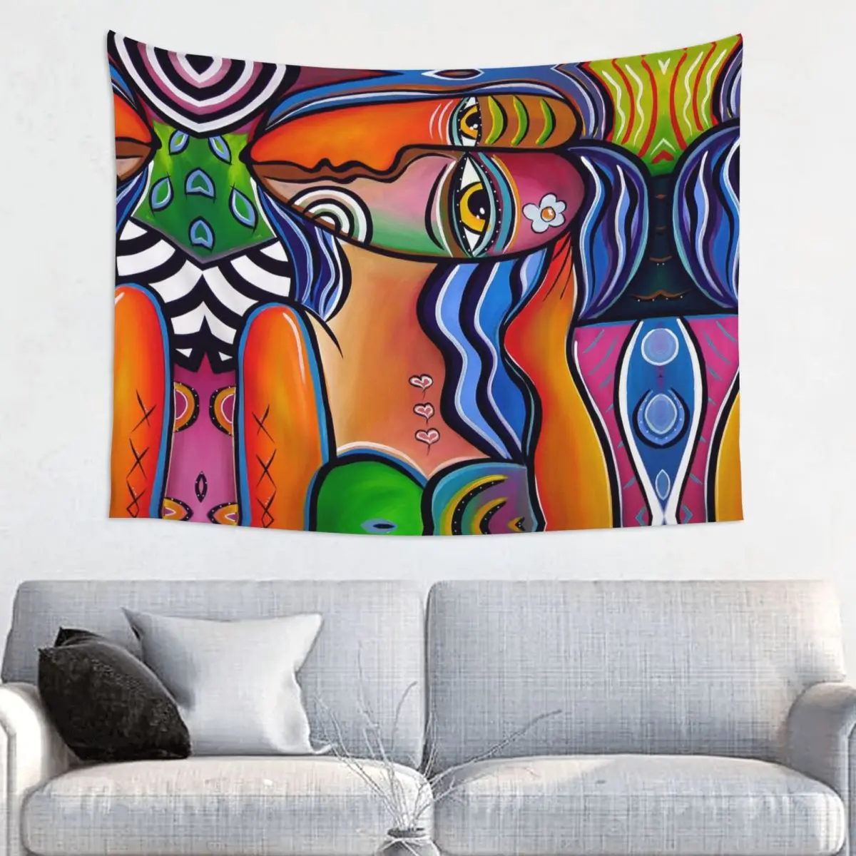Гобелены бло Пикассо для гостиной хиппи настенный гобелен домашний декор