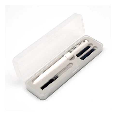 Перьевая ручка Kaco в стиле ретро с наконечником с капюшоном EF, Классическая цветная ручка со сменными чернилами для гладкого письма, подарочный набор
