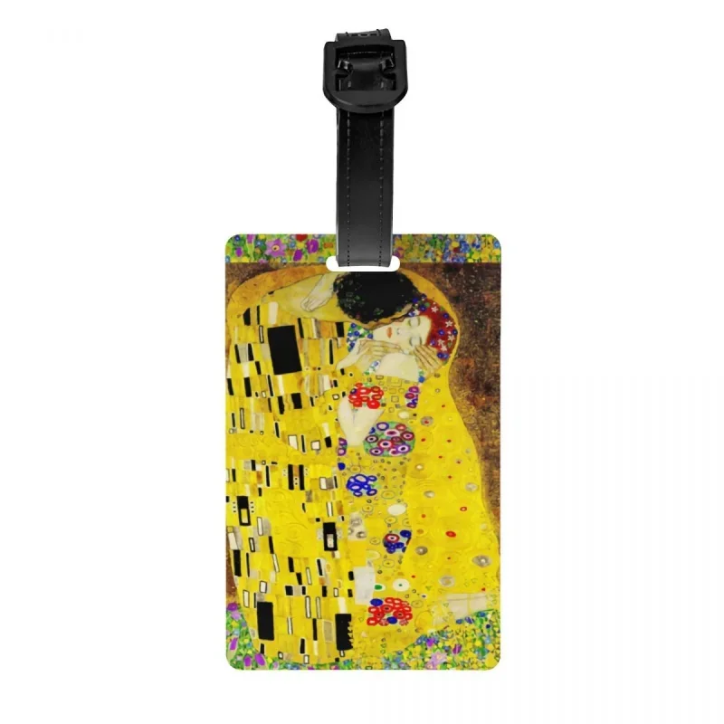 

Ярлык для багажа The Kiss By Gustav Klimt для чемоданов, модные ярлыки для багажа с рисунком Liebespaar, ярлык для личной безопасности