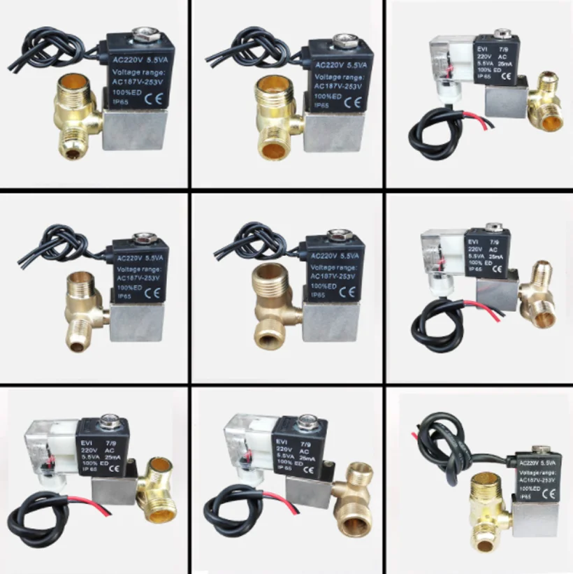 

Air Compressor Solenoid Valve Mute Oil-free Machine Check Valve Bleed Valve Air Compressor Air Pump Components