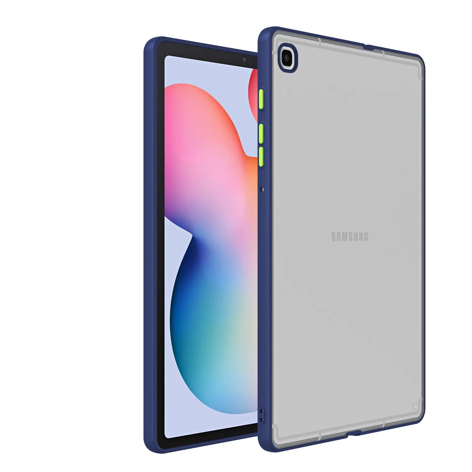 

Чехол для планшета Samsung Galaxy Tab S9 Plus SM-X710 SM-X716B SM-X810 ПК + мягкий матовый чехол из ТПУ с защитой от изгиба