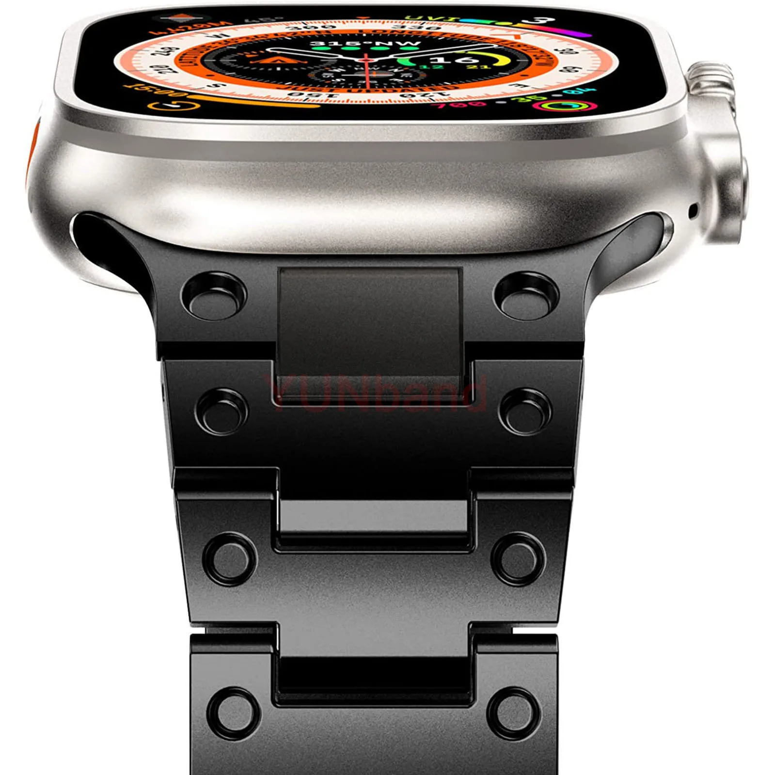 Luxury Titanium Steel Strap for Apple Watch Band Ultra 49mm 8 7 45mm 41mm Bracelet For IWatch Series SE 6 5 4 3 38mm 44mm 42mm