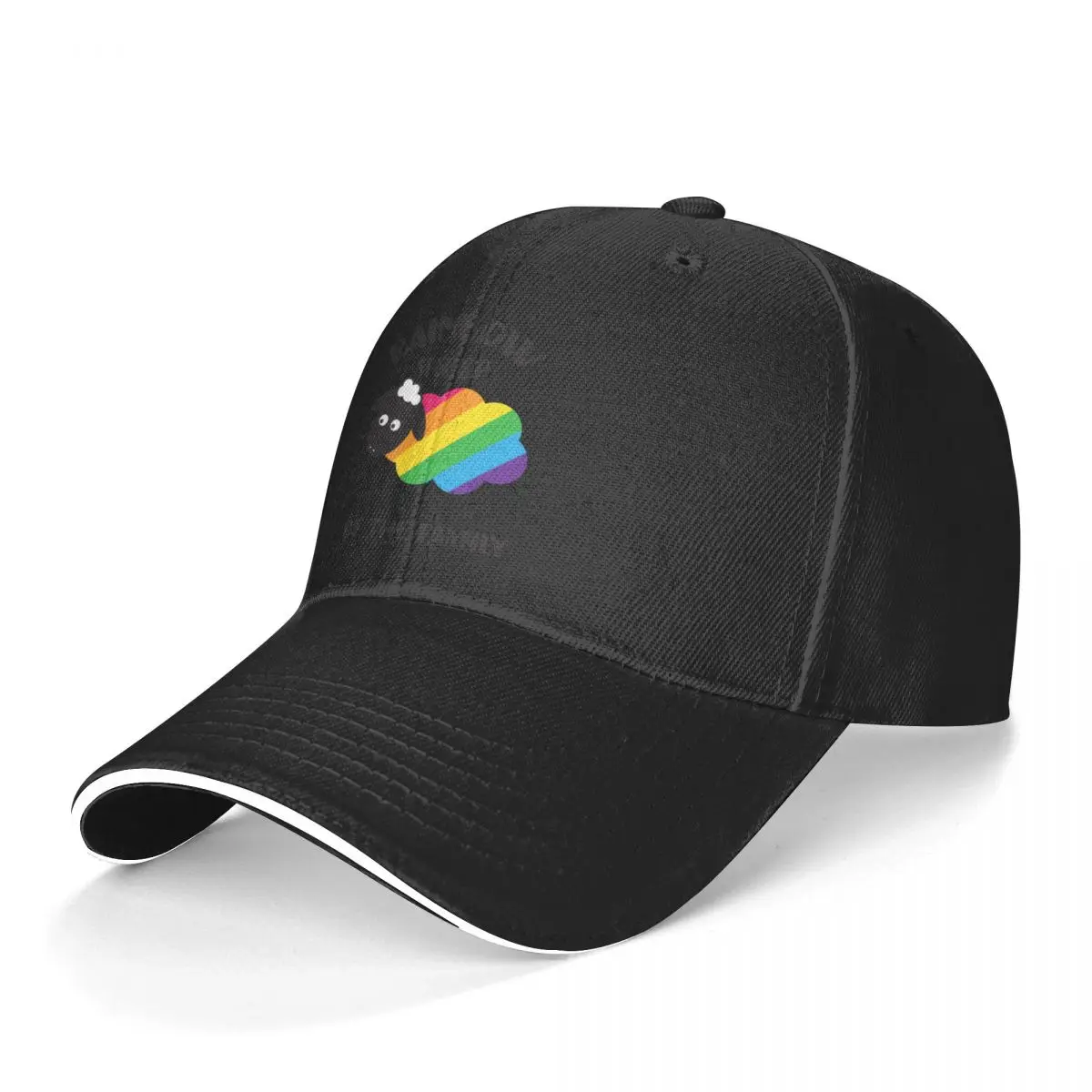Rainbow Sheep LGBT Pride Baseball Cap Gay Trendy Hip Hop Hats Summer Men Outdoor Sport Print Snapback Cap