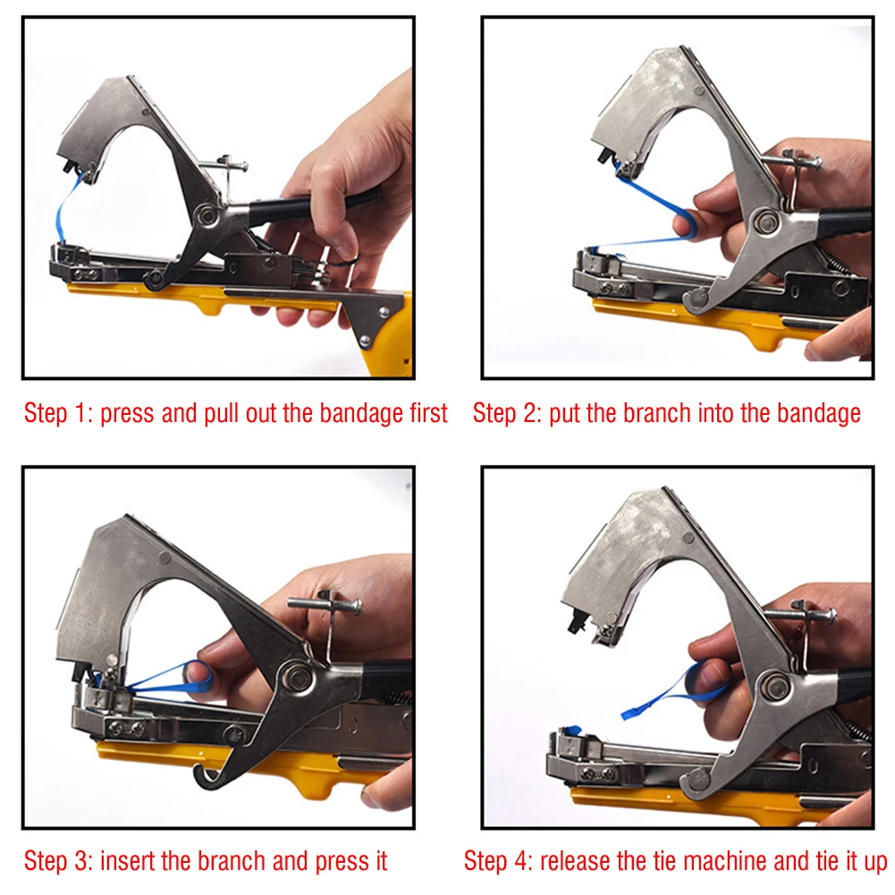 Tying Machine Plant Branch Hand Binding for Vegetable Grape Tomato Cucumber Pepper Flower Plants Tapetool Tapener Garden Tools |