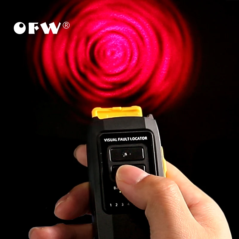 OFW FWV-03 Mini Visual Fault Locator Optical Fiber Cable Tester Optic Break Checker 15/20/30MW
