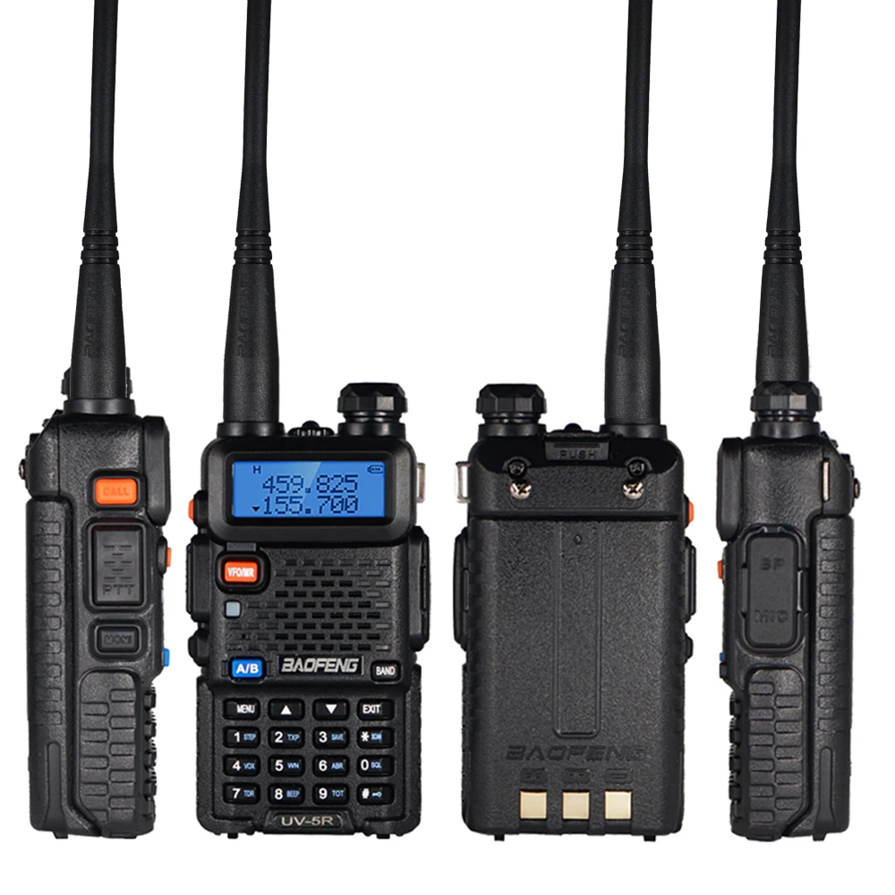Baofeng UV-5R 8W True High Power 8 Watts powerful Walkie Talkie Long Range 10km Dual Band Two Way Radio CB Portable UV5r Hunting