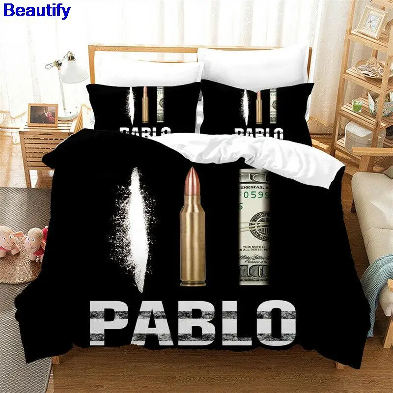 

Beautify Pablo Escobar Duvet Cover Pillowcase 3D Printed Bedding Set 2/3 Pcs Double Full Queen King Size Quilt Cover Home