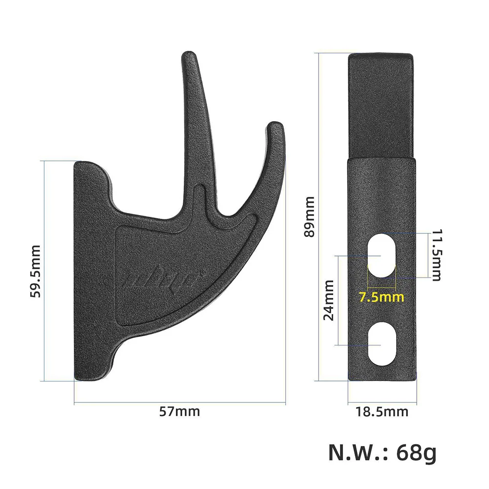 

Securely Store Your Essentials with this Aluminum Alloy Hook for Electric Scooters Compatible with Most Models