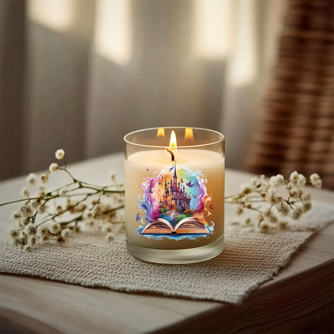 8 шт. волшебных книг UV DTF наклейки на чашки водонепроницаемые для украшения кружек