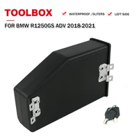 toolbox for bmw r1250gs adventure r 1250 gs r1250 gs lc adv 2018 2021 left side bracket decorative plastic box 5 liters tool box
