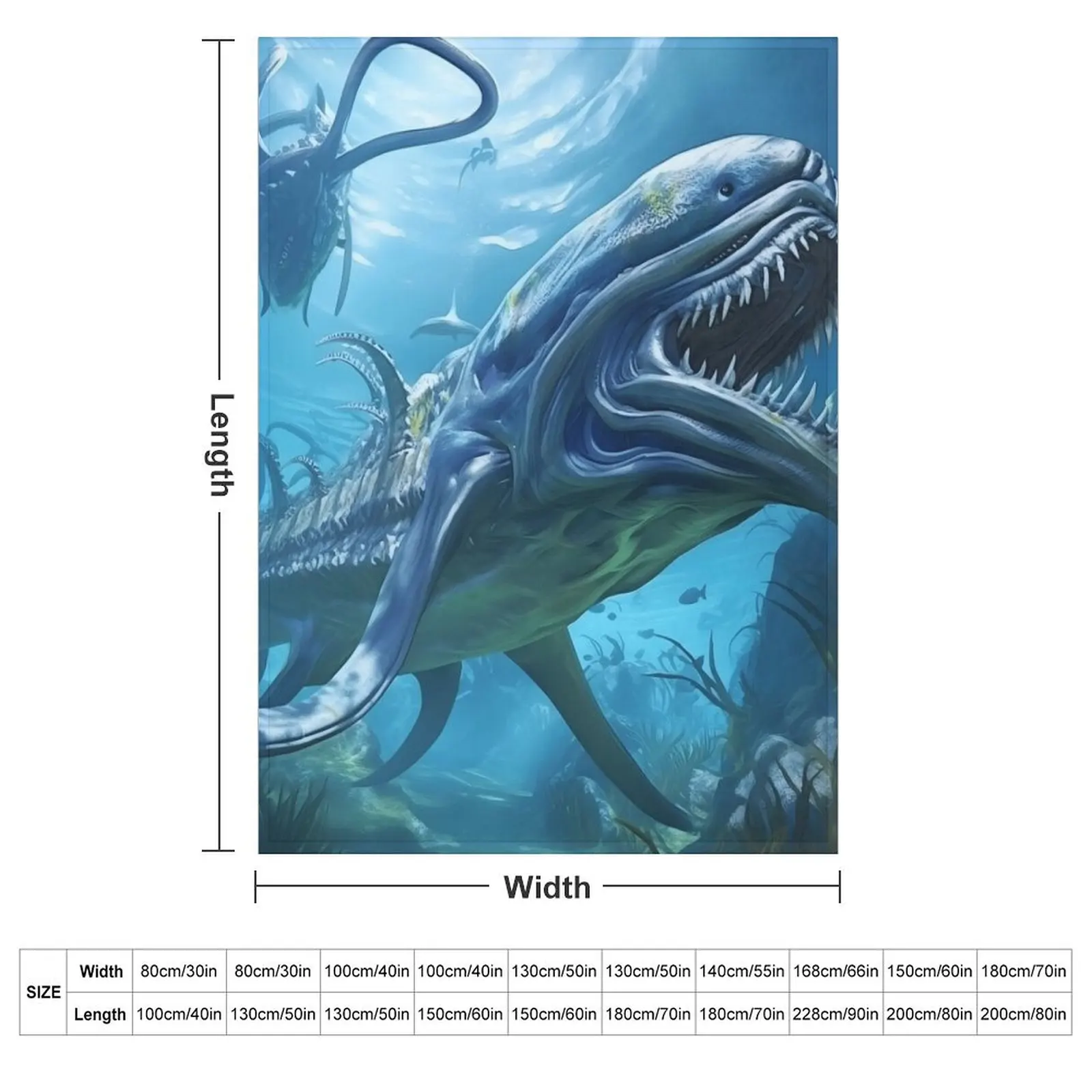 Одеяло Subnautica Leviathan декоративное роскошное одеяло для дивана