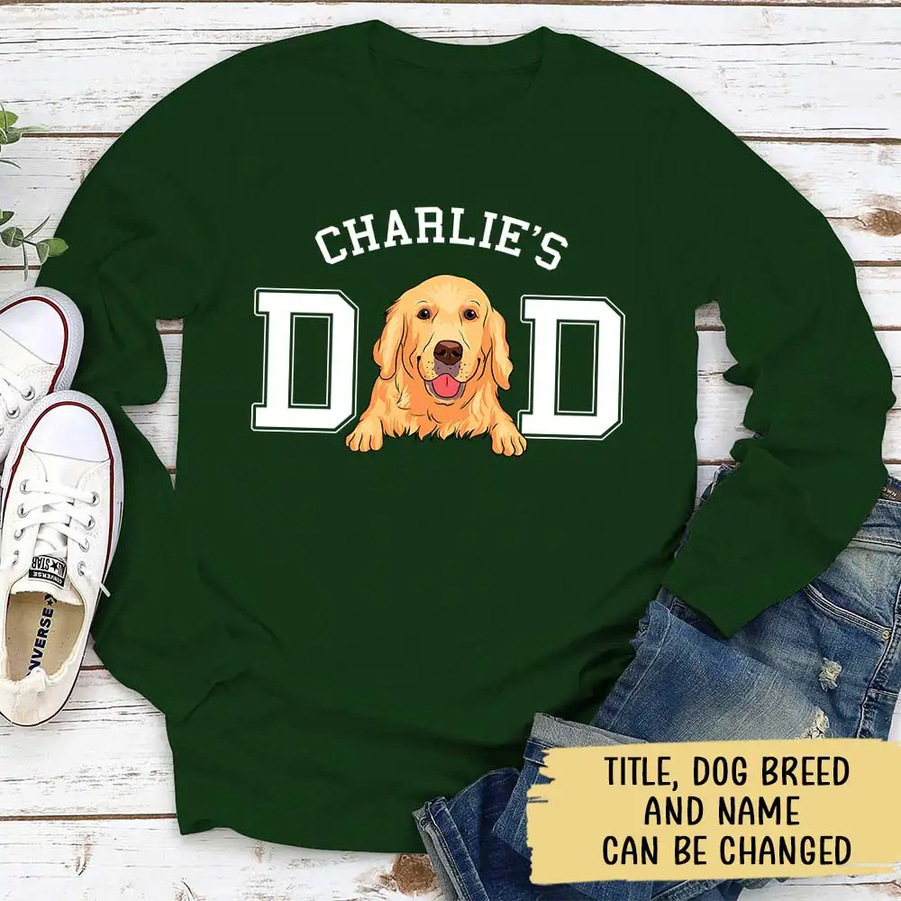 

Dog Dad/Mom Basic - Personalized Custom Long Sleeve