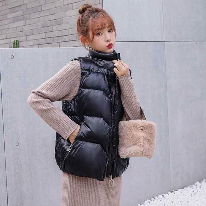 Новинка 2021 осенне-зимний пуховой хлопковый женский жилет универсальное