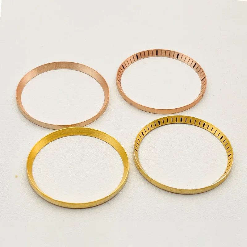 

30.5mm Gold/Rose Gold SKX007 Copper Chapter Ring fits Seiko SKX007 SKX009 SPRD Watch Case Parts NH35 Cases Inner Shadow Ring
