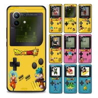 gameboy anime dragonball son goku phone case for xiaomi mi 11i 11 11x 11t poco x3 nfc m3 pro f3 gt m4 soft silicone cases fudnas