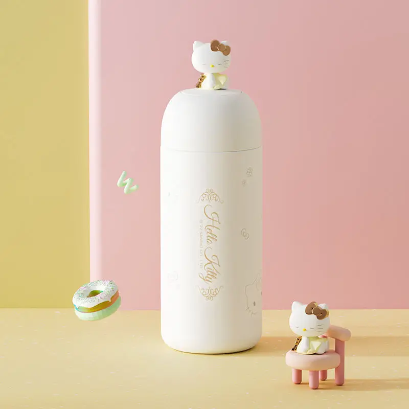 

350 мл Sanrio чашка Kawaii Hellokitty теплая чашка милая девушка высокая красота чашка портативный Питьевая чашка детская похлопывающая бутылка для вод...