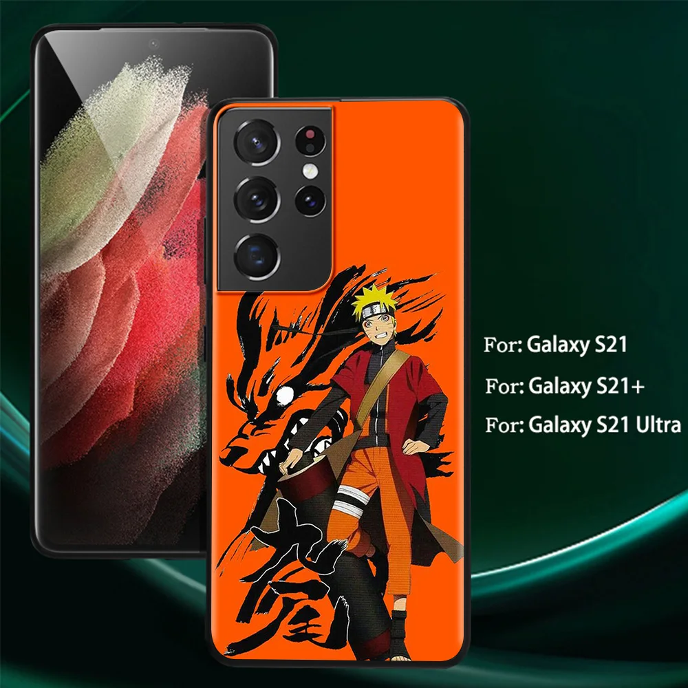 hot sale cover for samsung galaxy s20 fe s21 ultra 5g s10 plus s9 s8 s10e mobile cases black shell naruto naruto cartoon free global shipping