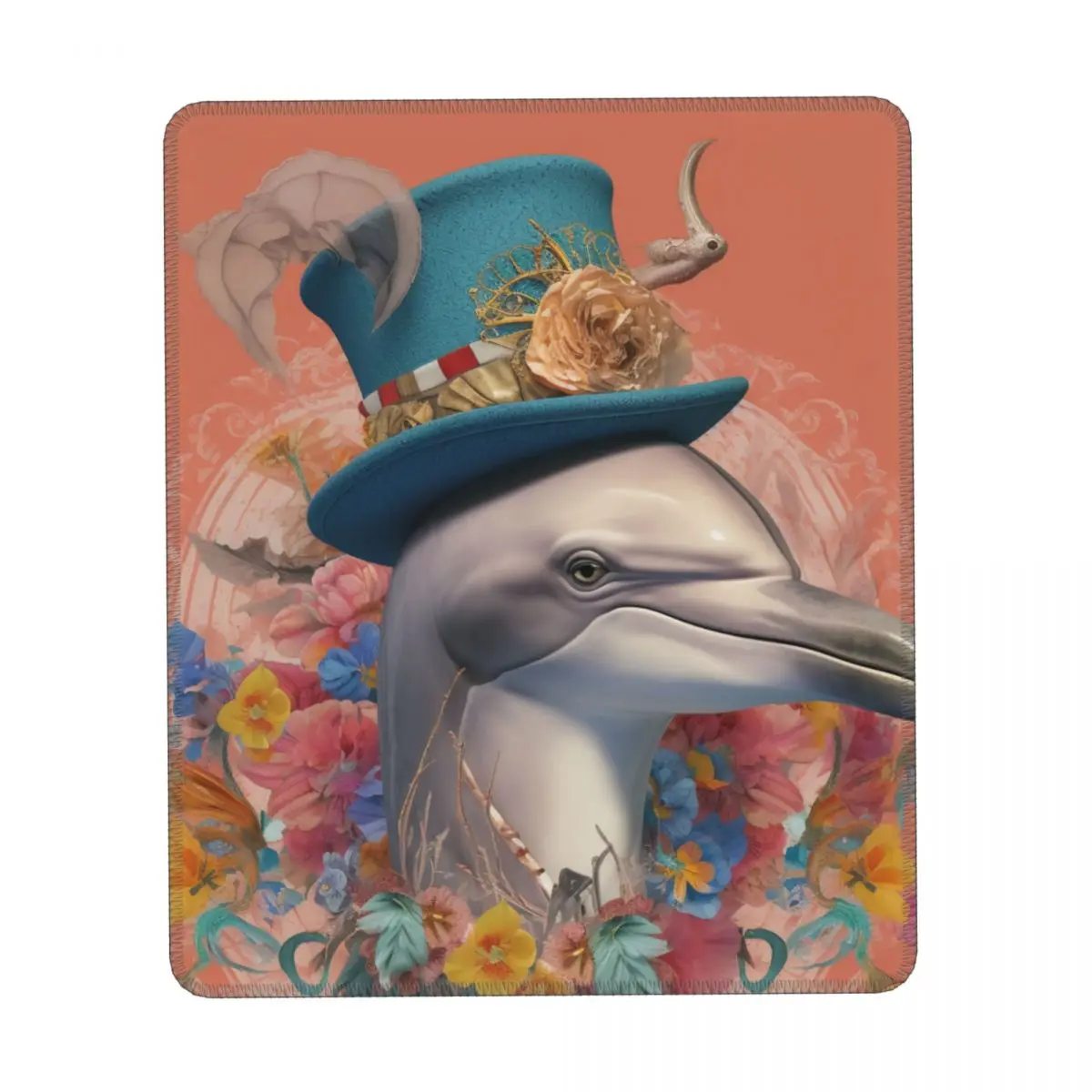 

Dolphin Vertical Print Mouse Pad Dapper Clothing Amazing Portraits Custom Rubber Mousepad Anti-Slip Aesthetic Desk Mouse Pads